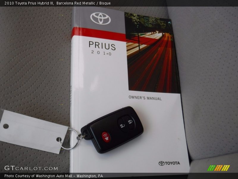 Barcelona Red Metallic / Bisque 2010 Toyota Prius Hybrid III