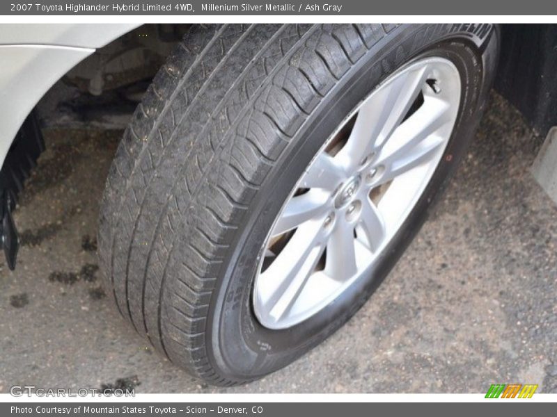 Millenium Silver Metallic / Ash Gray 2007 Toyota Highlander Hybrid Limited 4WD