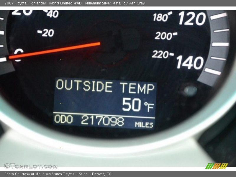 Millenium Silver Metallic / Ash Gray 2007 Toyota Highlander Hybrid Limited 4WD