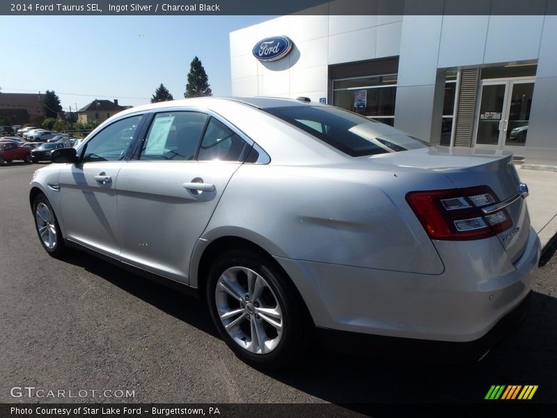 Ingot Silver / Charcoal Black 2014 Ford Taurus SEL