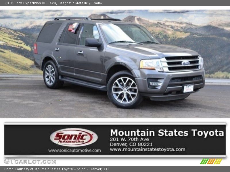 Magnetic Metallic / Ebony 2016 Ford Expedition XLT 4x4