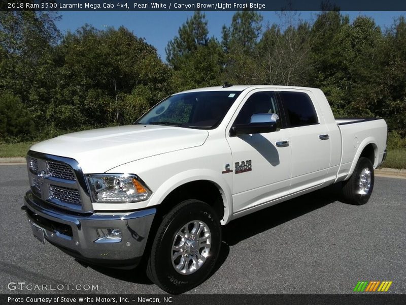 Front 3/4 View of 2018 3500 Laramie Mega Cab 4x4