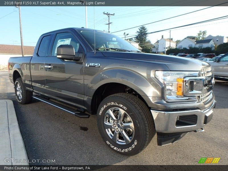 Magnetic / Light Camel 2018 Ford F150 XLT SuperCab 4x4