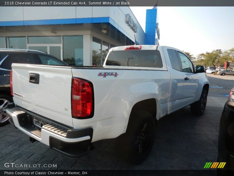 Summit White / Jet Black 2018 Chevrolet Colorado LT Extended Cab 4x4