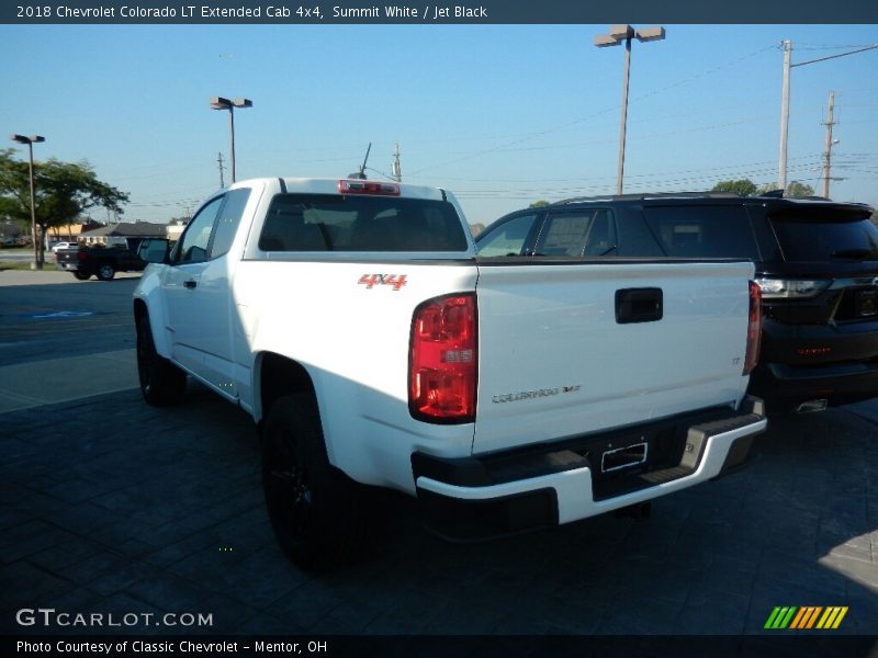 Summit White / Jet Black 2018 Chevrolet Colorado LT Extended Cab 4x4