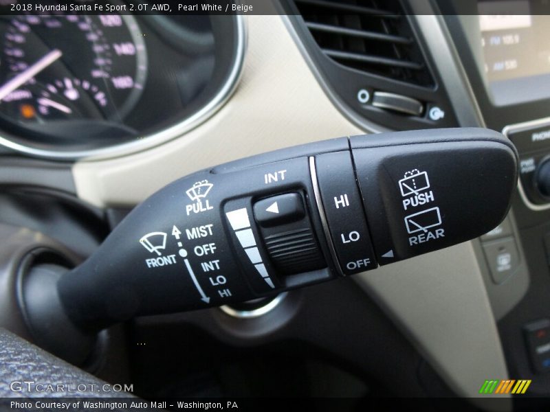 Controls of 2018 Santa Fe Sport 2.0T AWD