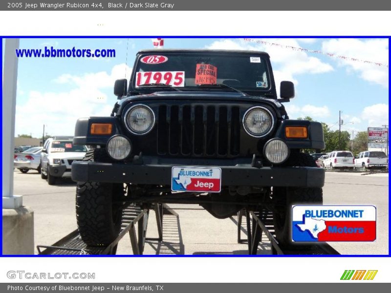 Black / Dark Slate Gray 2005 Jeep Wrangler Rubicon 4x4
