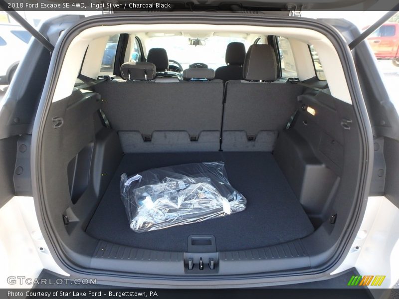 Ingot Silver / Charcoal Black 2018 Ford Escape SE 4WD