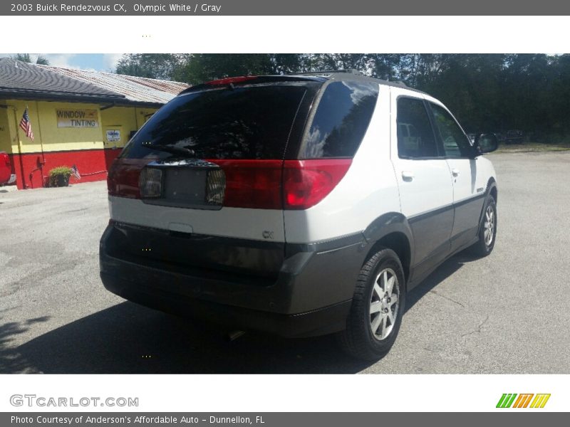 Olympic White / Gray 2003 Buick Rendezvous CX