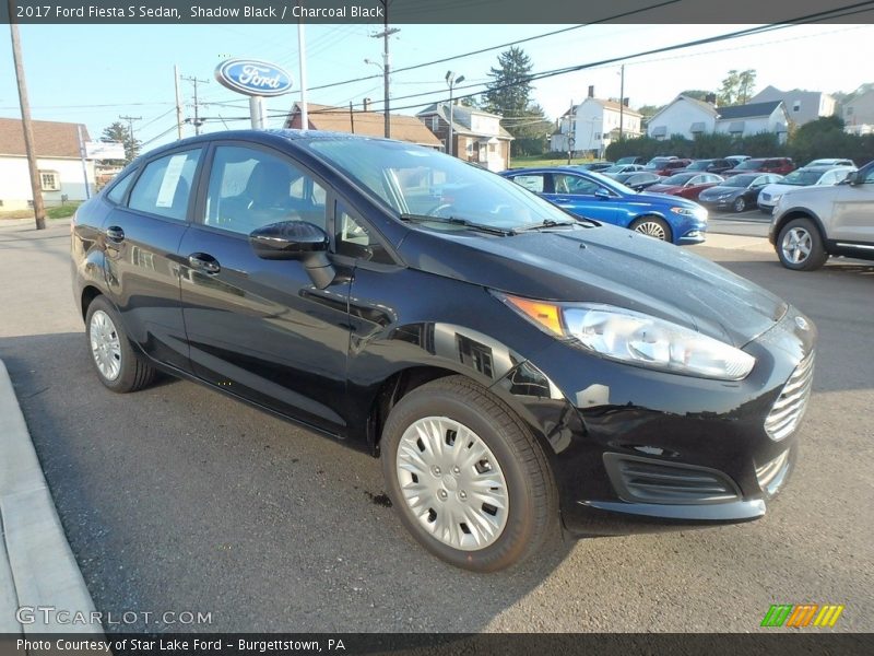 Shadow Black / Charcoal Black 2017 Ford Fiesta S Sedan