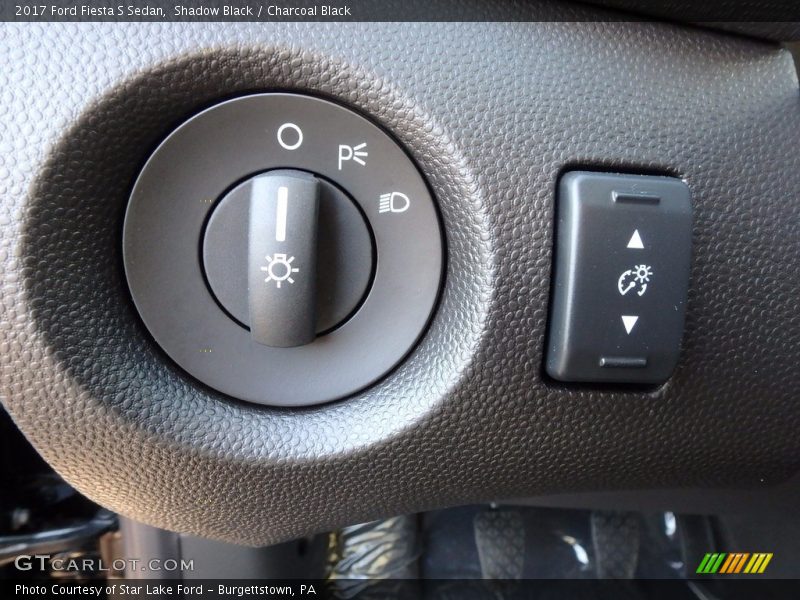 Shadow Black / Charcoal Black 2017 Ford Fiesta S Sedan