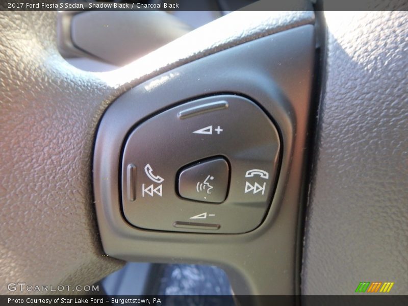 Shadow Black / Charcoal Black 2017 Ford Fiesta S Sedan