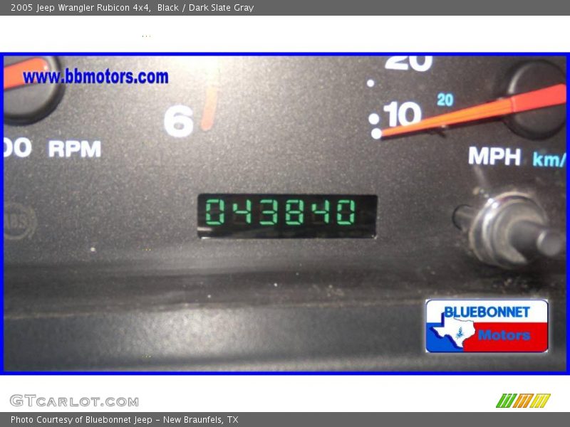Black / Dark Slate Gray 2005 Jeep Wrangler Rubicon 4x4