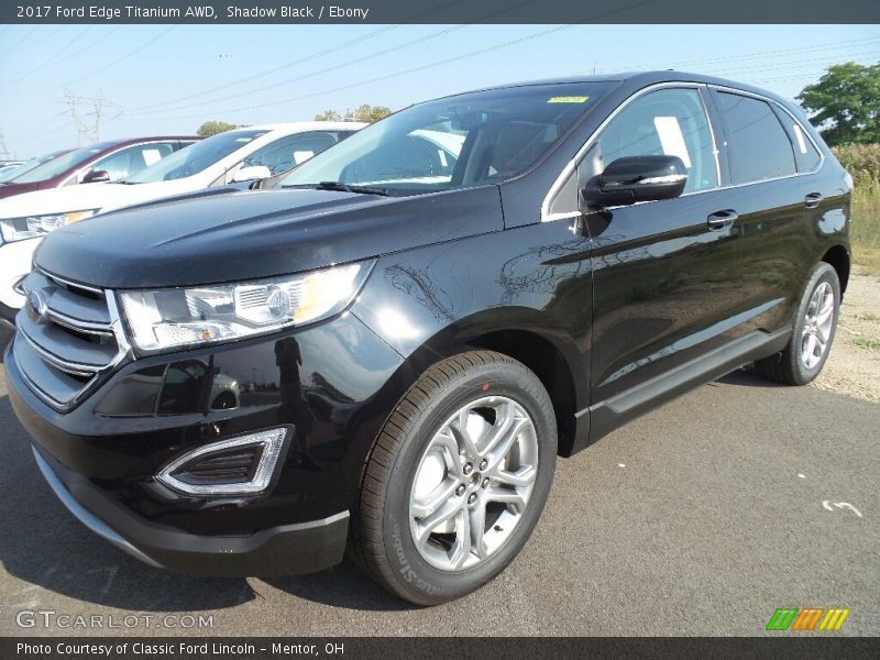 Shadow Black / Ebony 2017 Ford Edge Titanium AWD