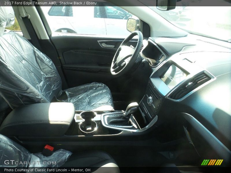 Shadow Black / Ebony 2017 Ford Edge Titanium AWD