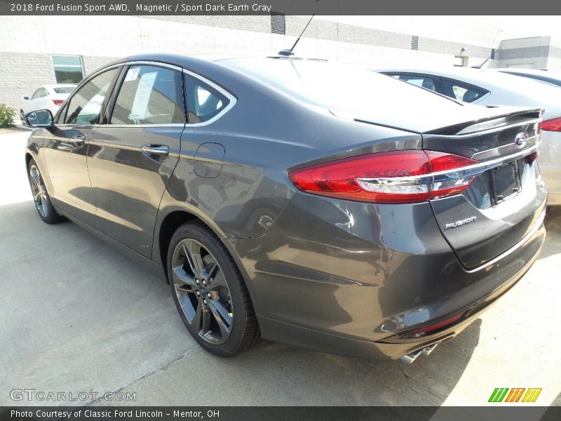 Magnetic / Sport Dark Earth Gray 2018 Ford Fusion Sport AWD