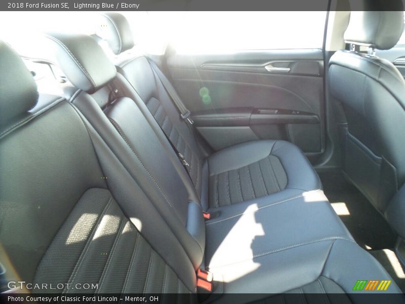Lightning Blue / Ebony 2018 Ford Fusion SE