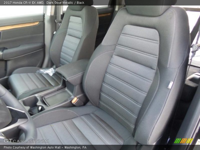 Dark Olive Metallic / Black 2017 Honda CR-V EX AWD