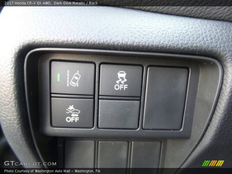 Dark Olive Metallic / Black 2017 Honda CR-V EX AWD