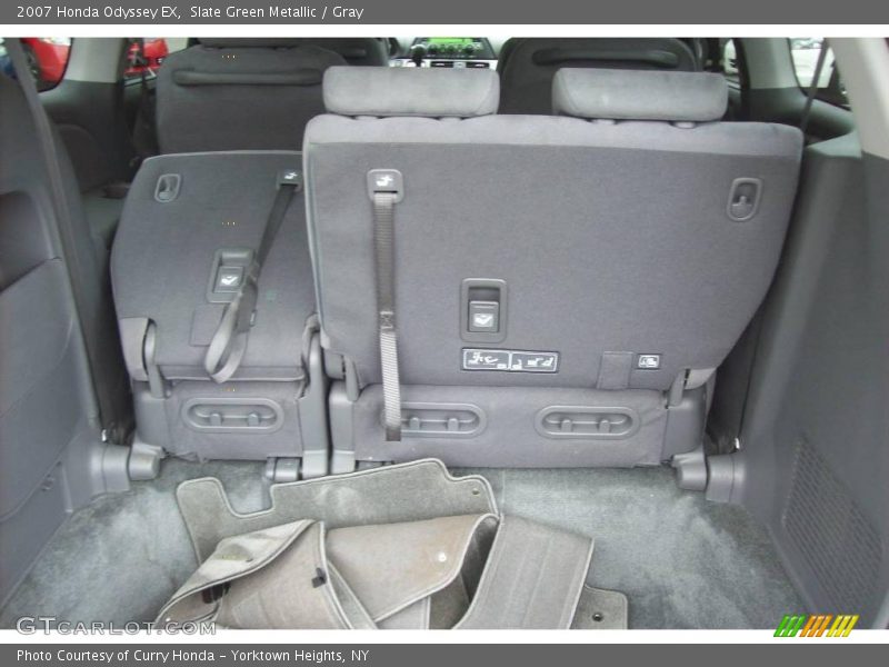 Slate Green Metallic / Gray 2007 Honda Odyssey EX