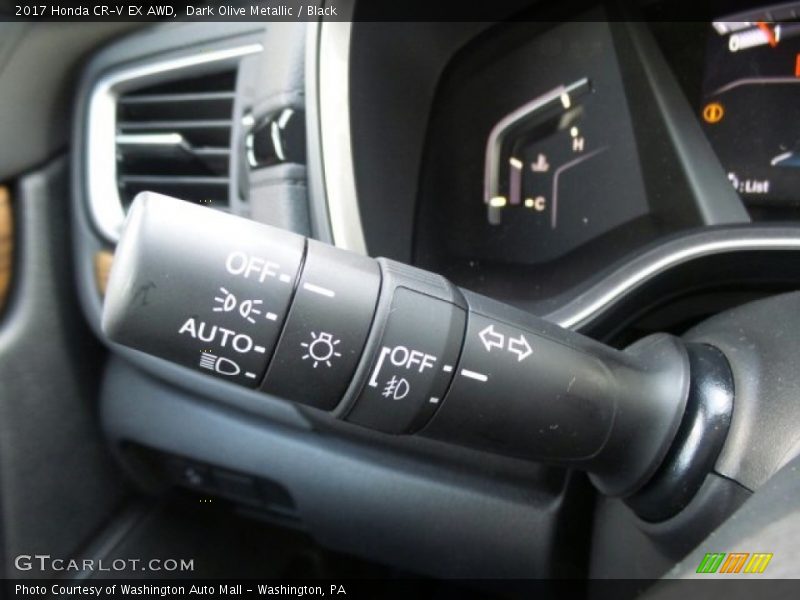 Dark Olive Metallic / Black 2017 Honda CR-V EX AWD