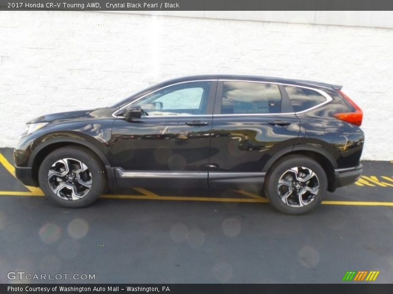 Crystal Black Pearl / Black 2017 Honda CR-V Touring AWD