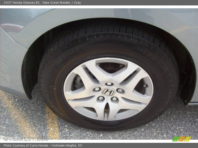 Slate Green Metallic / Gray 2007 Honda Odyssey EX
