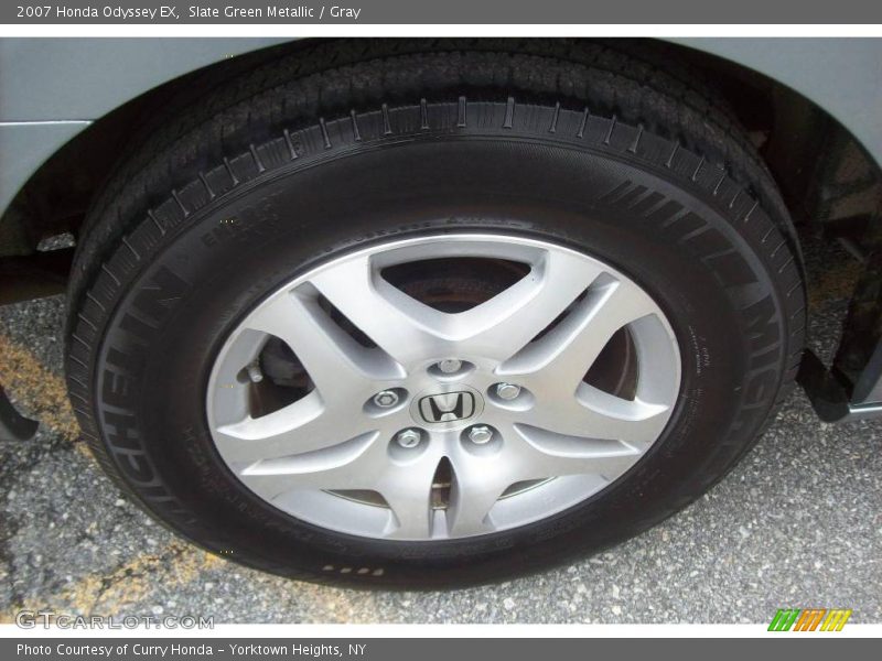 Slate Green Metallic / Gray 2007 Honda Odyssey EX