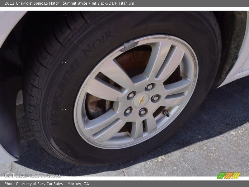 Summit White / Jet Black/Dark Titanium 2012 Chevrolet Sonic LS Hatch