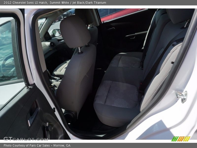 Summit White / Jet Black/Dark Titanium 2012 Chevrolet Sonic LS Hatch