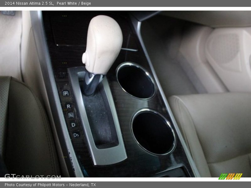 Pearl White / Beige 2014 Nissan Altima 2.5 SL