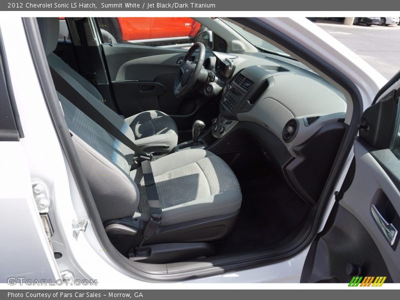 Summit White / Jet Black/Dark Titanium 2012 Chevrolet Sonic LS Hatch