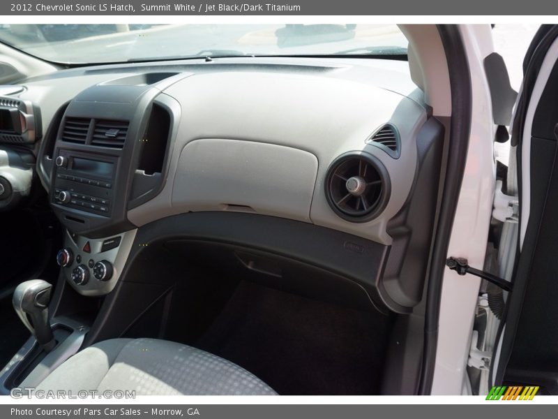 Summit White / Jet Black/Dark Titanium 2012 Chevrolet Sonic LS Hatch