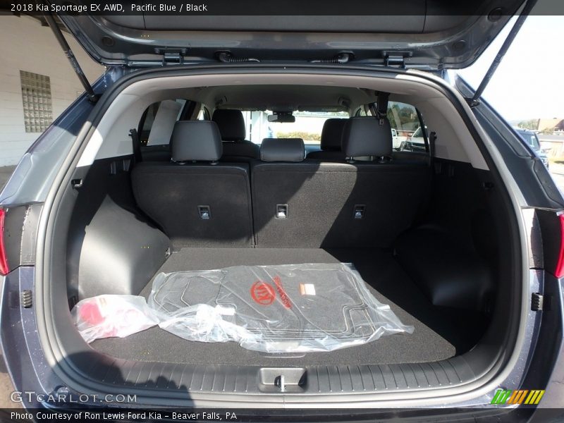 Pacific Blue / Black 2018 Kia Sportage EX AWD