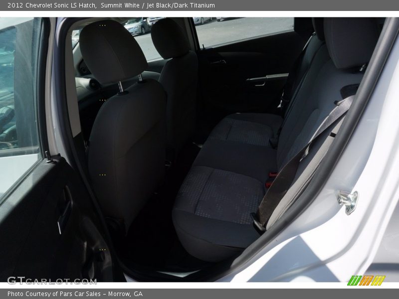 Summit White / Jet Black/Dark Titanium 2012 Chevrolet Sonic LS Hatch
