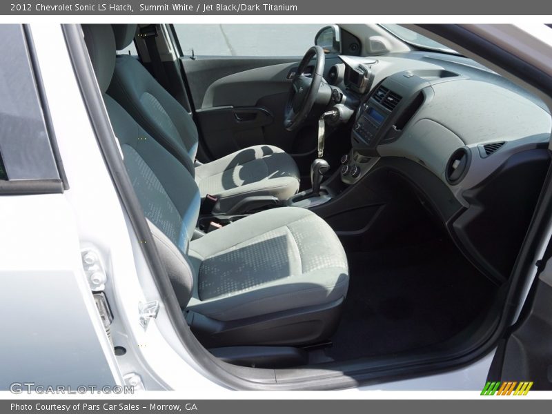 Summit White / Jet Black/Dark Titanium 2012 Chevrolet Sonic LS Hatch
