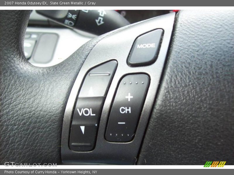 Slate Green Metallic / Gray 2007 Honda Odyssey EX