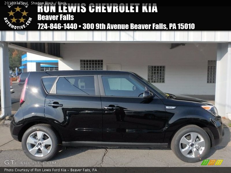 Shadow Black / Black 2018 Kia Soul