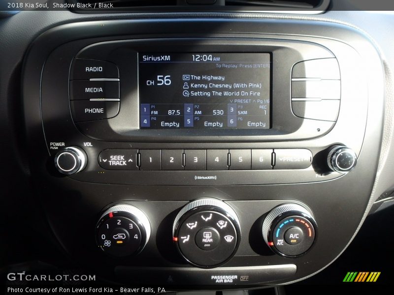 Shadow Black / Black 2018 Kia Soul