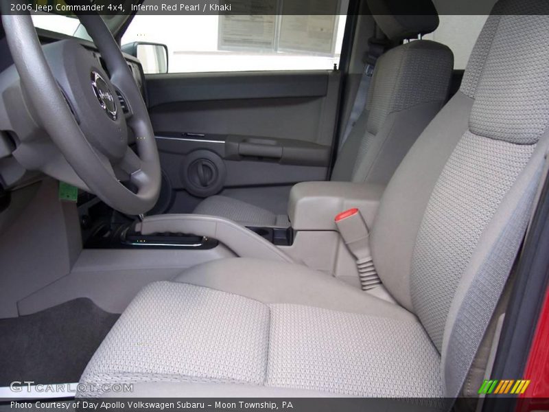 Inferno Red Pearl / Khaki 2006 Jeep Commander 4x4