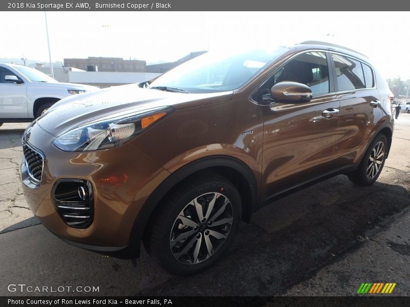 Burnished Copper / Black 2018 Kia Sportage EX AWD