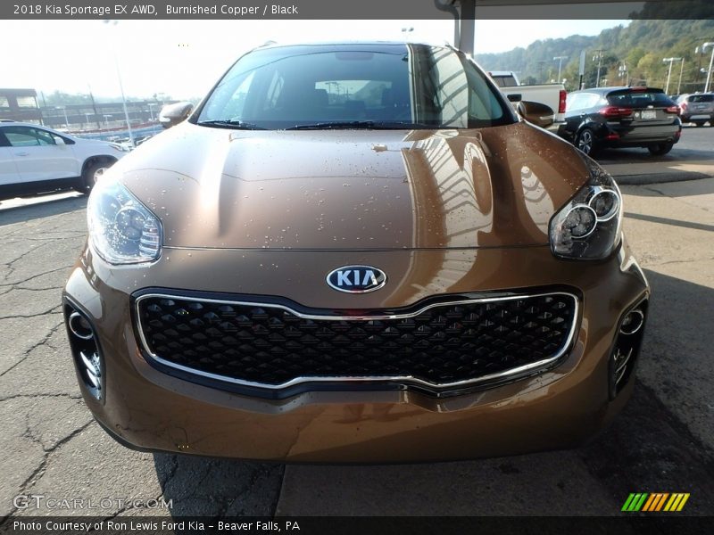 Burnished Copper / Black 2018 Kia Sportage EX AWD