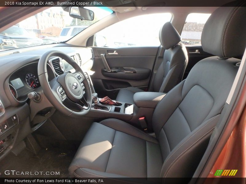 Burnished Copper / Black 2018 Kia Sportage EX AWD