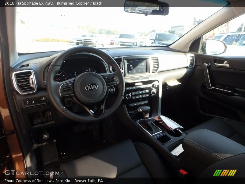 Burnished Copper / Black 2018 Kia Sportage EX AWD