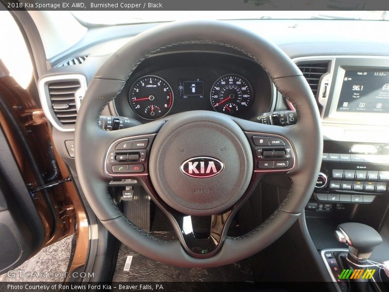 Burnished Copper / Black 2018 Kia Sportage EX AWD