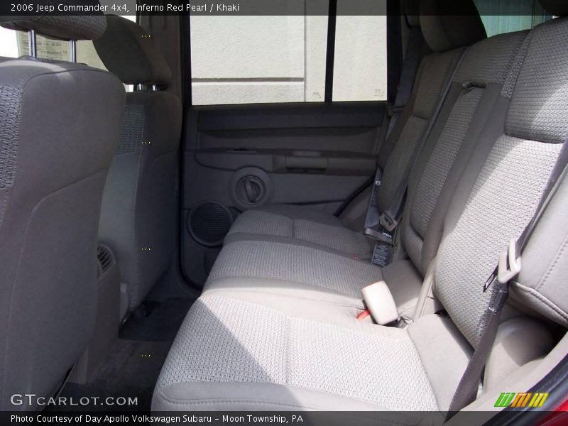 Inferno Red Pearl / Khaki 2006 Jeep Commander 4x4