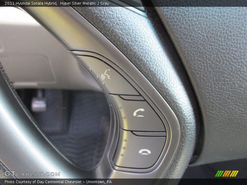 Hyper Silver Metallic / Gray 2011 Hyundai Sonata Hybrid