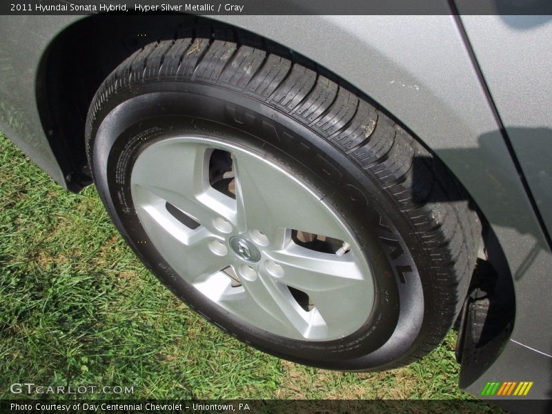 Hyper Silver Metallic / Gray 2011 Hyundai Sonata Hybrid