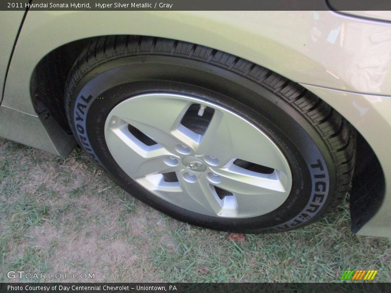 Hyper Silver Metallic / Gray 2011 Hyundai Sonata Hybrid