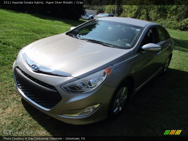 Hyper Silver Metallic / Gray 2011 Hyundai Sonata Hybrid